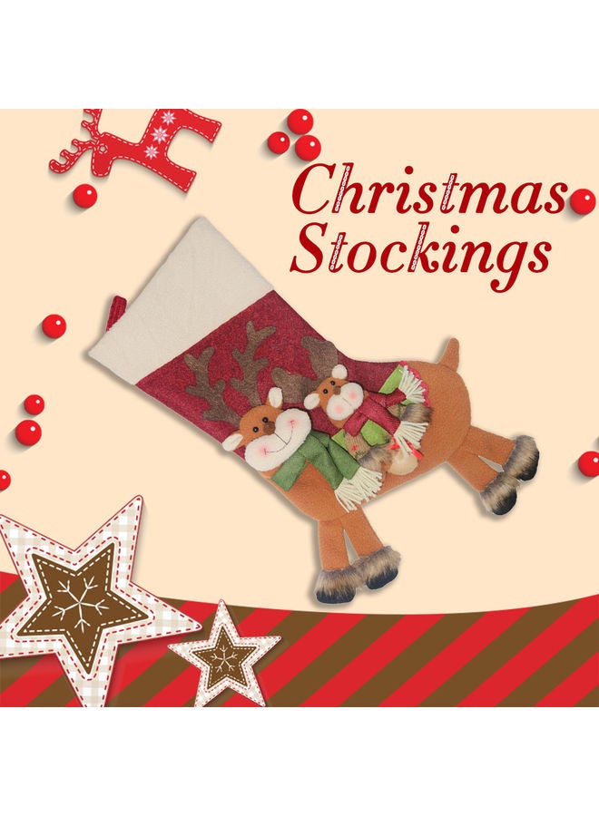 Printed Christmas Socks Multicolour - Image 1
