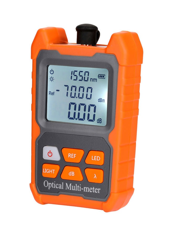 Portable Mini Fiber Optical Power Meter Orange - Image 1