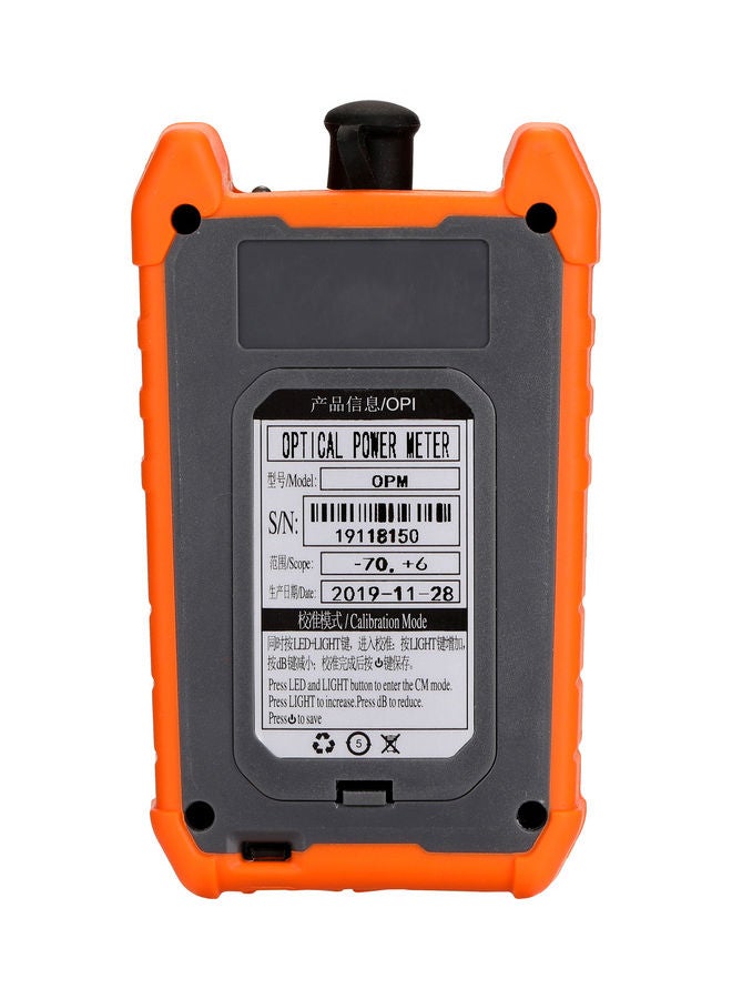 Portable Mini Fiber Optical Power Meter Orange - Image 3