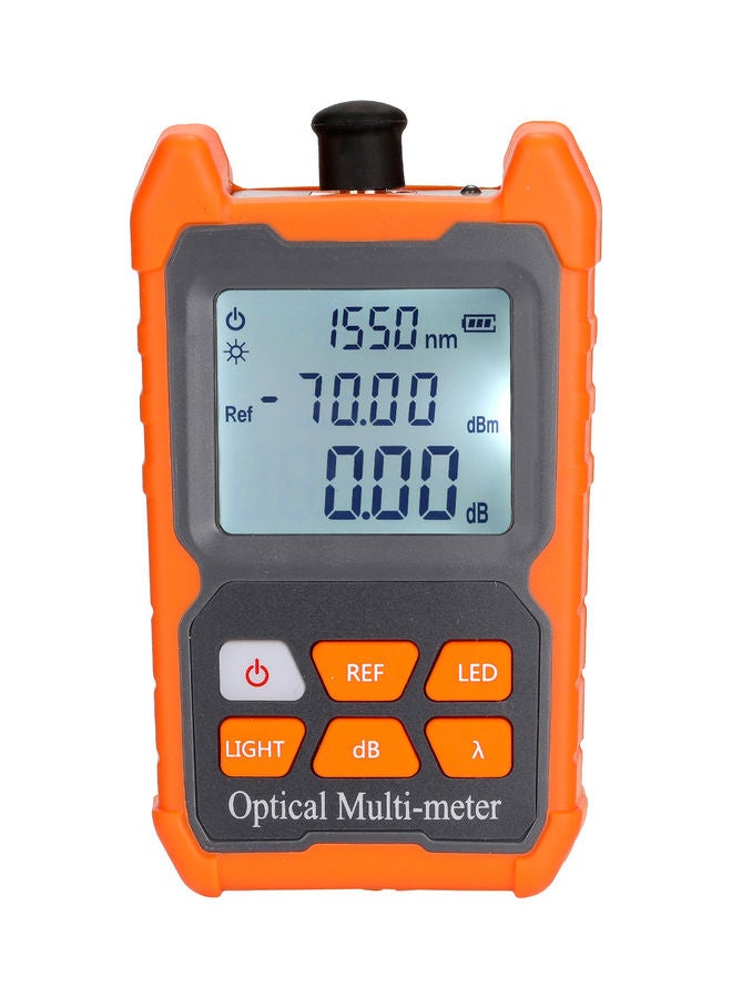 Portable Mini Fiber Optical Power Meter Orange - Image 4