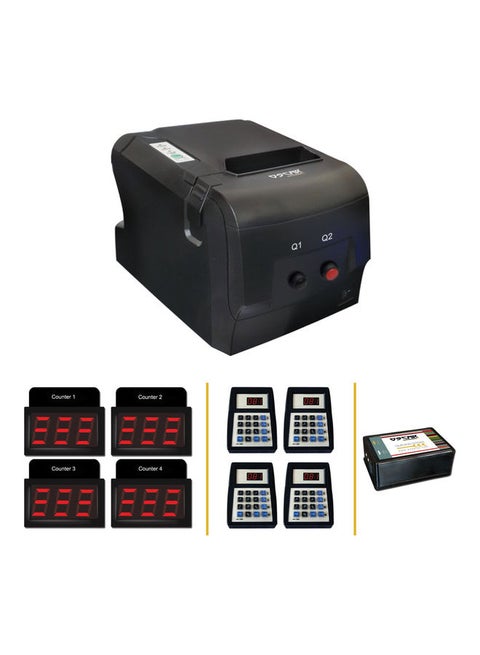 Queue Management System Black