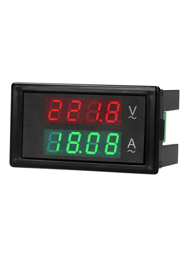Digital Voltmeter Ammeter With Current Transformer Black - Image 1