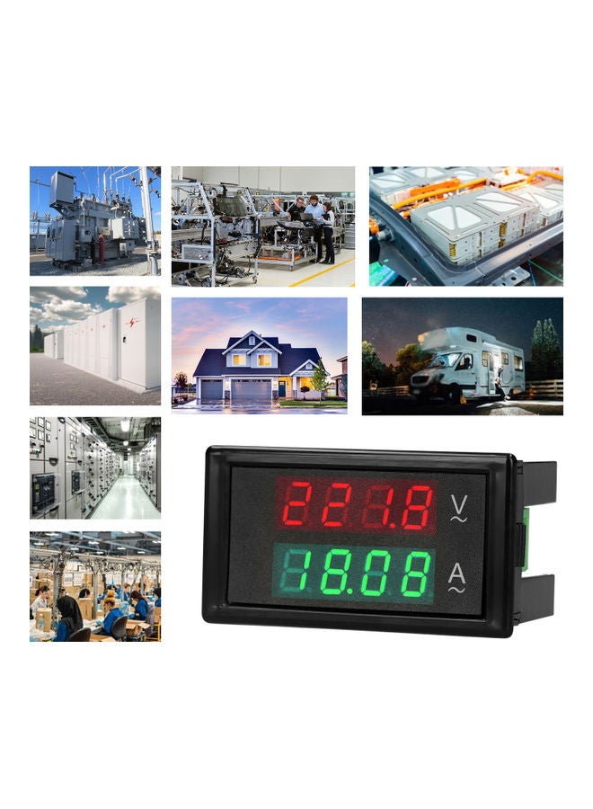 Digital Voltmeter Ammeter With Current Transformer Black - Image 4