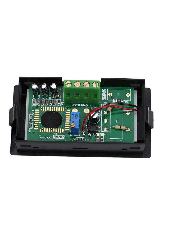 مقياس عرض رقمي بشاشة LCD مع مقاومة حادة بقوة 100 أمبير لون أسود - Image 4