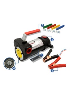 Generic Portable 12V Electric Fuel Transfer Pump Multicolour  - Image 2