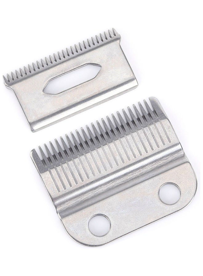 Generic 2-Piece Stainless Steel Clipper Blades Silver - Image 5