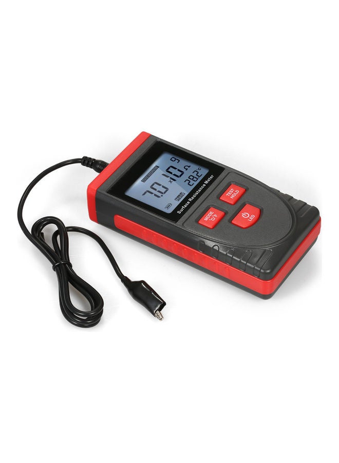 Generic - Surface Resistance Tester with LED Display Grey/Red - Image 1