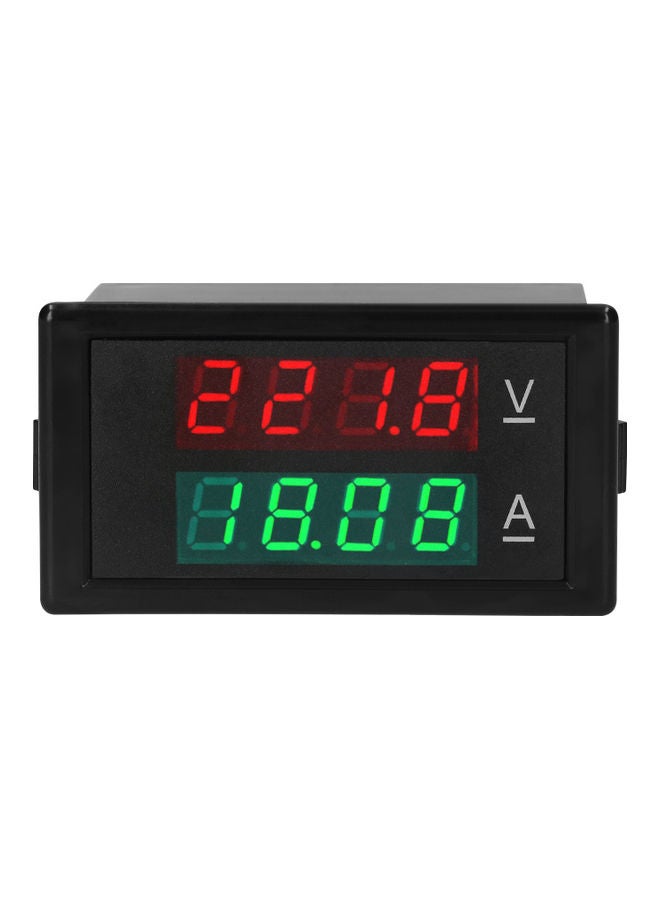 Dual Display Digital Multimeter Voltmeter Ammeter Black - Image 2
