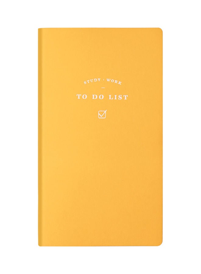 Generic Portable Writing Notebook Yellow  - Image 1