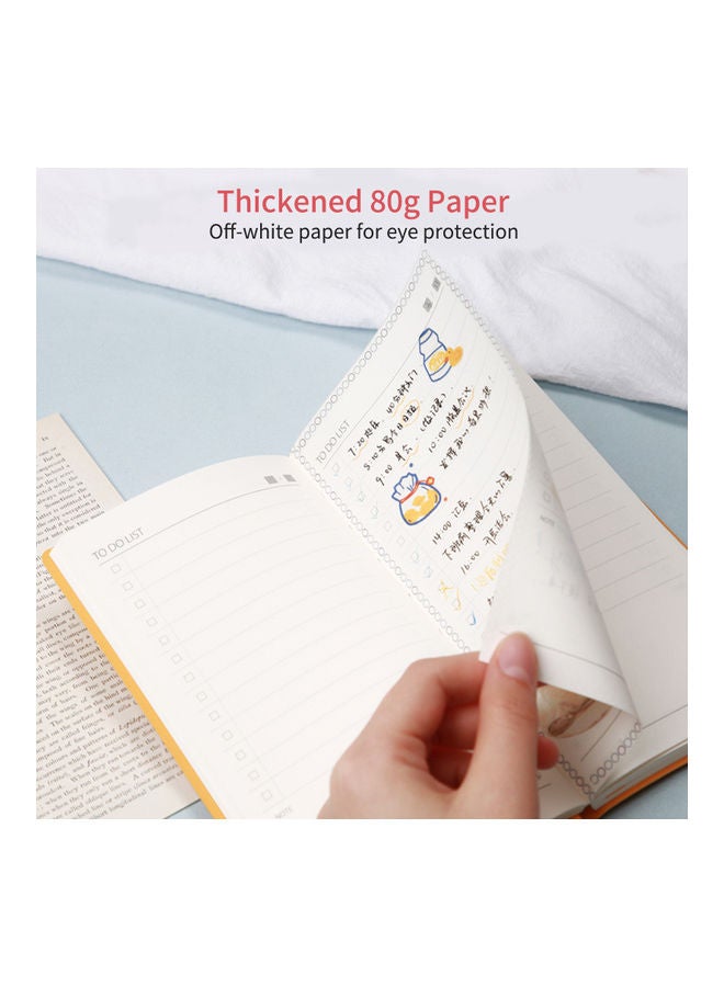 Generic Portable Writing Notebook Yellow  - Image 2