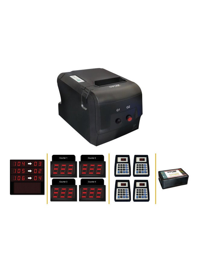 Oscar Queue Management System Black - Image 1