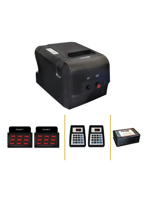 Queue Management System Black
