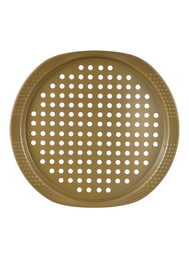 BERGNER - Bakeright Pro Pizza Crisper Greenish Gold 36cm - Image 1