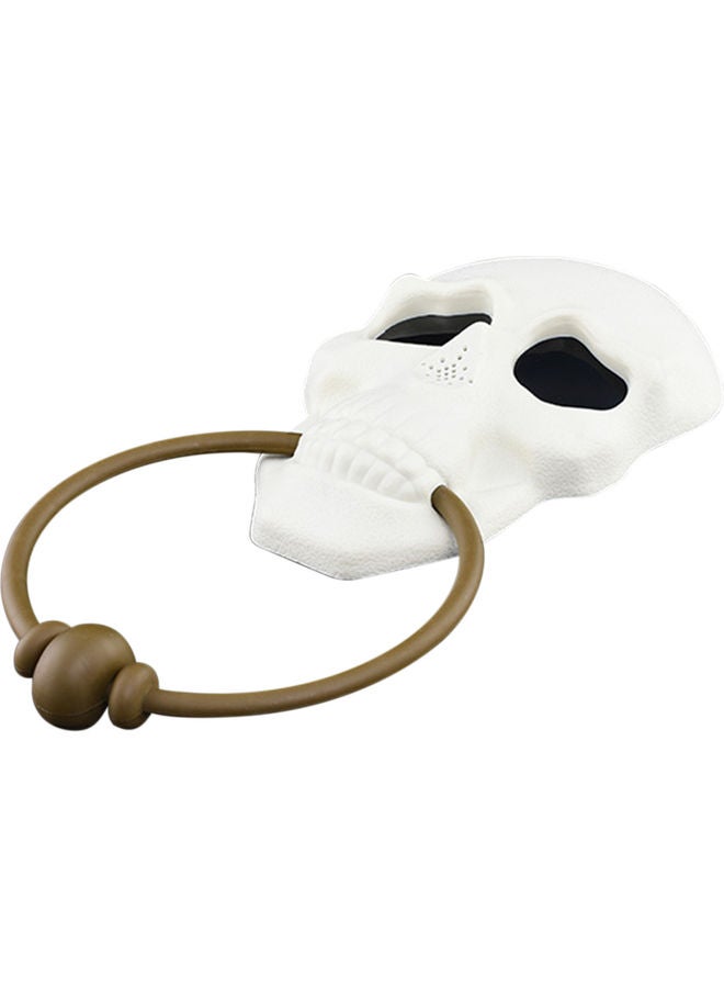 Touch Control Skull Doorbell Decoration Ornament White/Gold - Image 2