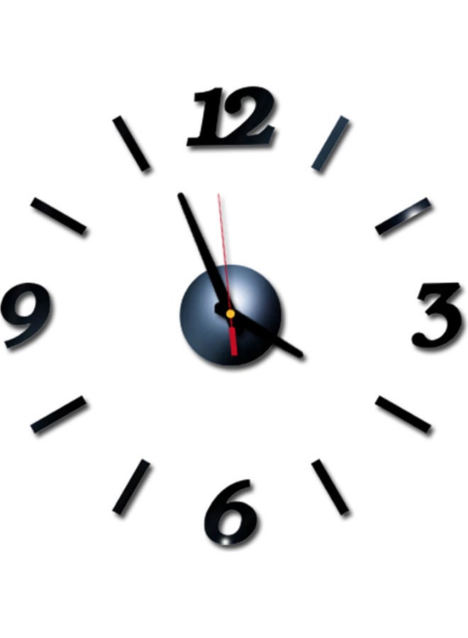 Modern Design DIY Wall Clock Black - Image 1