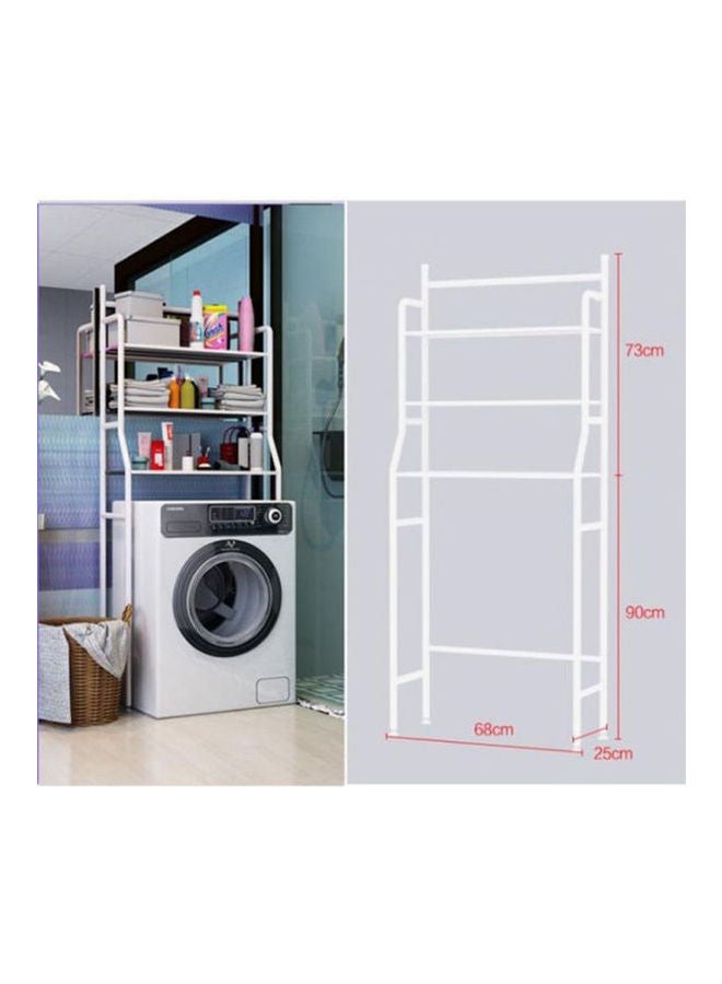 Washing Machine Storage Rack White  - Image 2