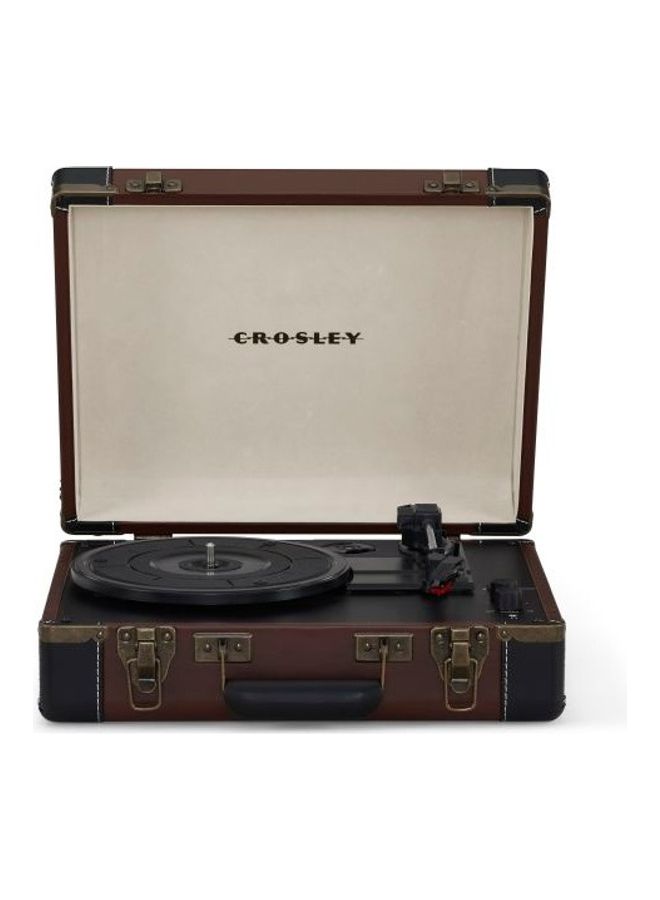 Crosley - Portable USB Turn Table with Bluetooth CR6019D-BR4 Brown - Image 1