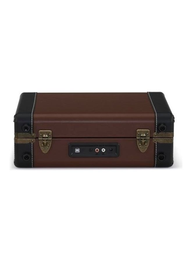 Crosley - Portable USB Turn Table with Bluetooth CR6019D-BR4 Brown - Image 1