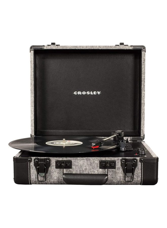 Crosley Portable USB Turn Table with Bluetooth CR6019D-SMK Black  - Image 1