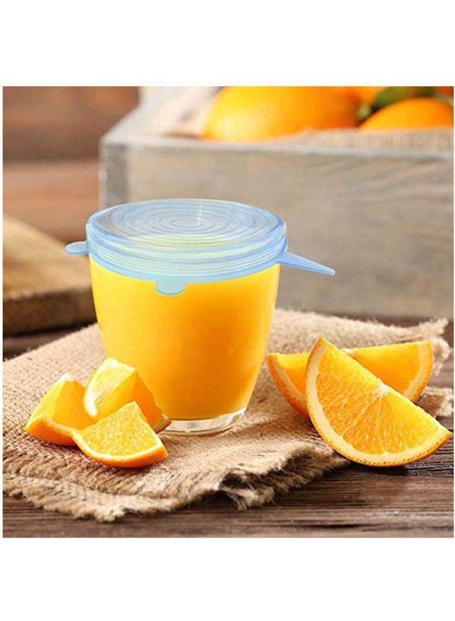 6 Pack Silicone Stretch Lids Reusable Silicon Lids Overs Food Saver Covers Multicolour  - Image 2
