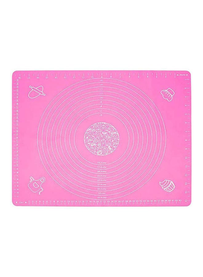 Silicone Baking Mat For Pastry Rolling Dough With Measurements 50 X 40Cm Kneading Mat Bpa Free Nonstick And Non Slip  Table Sheet Baking Supplies For Bake Pizza Cake Pink - v1627503393/N49565589A_1