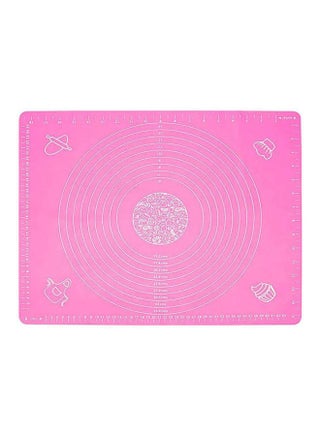 Silicone Baking Mat For Pastry Rolling Dough With Measurements 50 X 40Cm Kneading Mat Bpa Free Nonstick And Non Slip  Table Sheet Baking Supplies For Bake Pizza Cake Pink - v1627503393/N49565589A_1