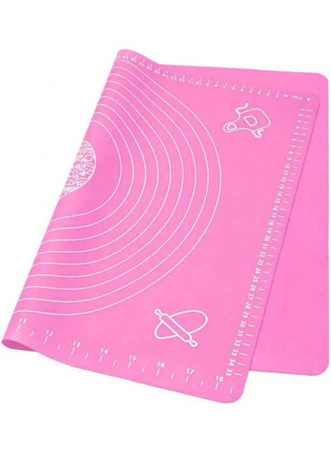 Silicone Baking Mat For Pastry Rolling Dough With Measurements 50 X 40Cm Kneading Mat Bpa Free Nonstick And Non Slip  Table Sheet Baking Supplies For Bake Pizza Cake Pink - v1627503394/N49565589A_2