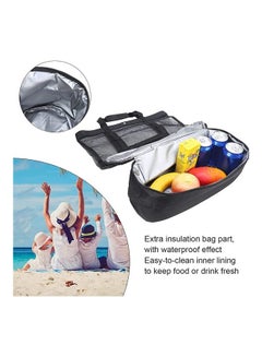 XiuWoo Mesh Beach and Picnic Tote Bag with Insulated Compartment  - Image 3