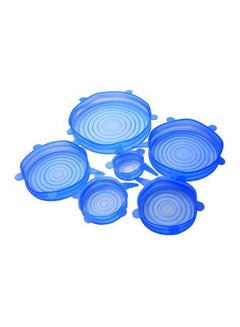 6Pcs Universal Silicone Suction Lid Bowl Pan Cooking Pot Lid Silicon Stretch Lids Silicone Cover Pan Spill Lid Stopper Cover Silicon Stretch Lids Food Fresh Cover Multicolour