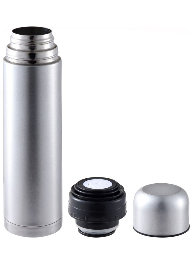 Neon Stainless Steel Vacuum Flask Silver