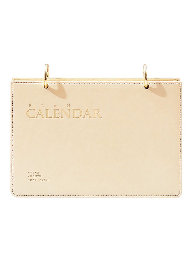 2021-2022 Plan Calendar Yellow
