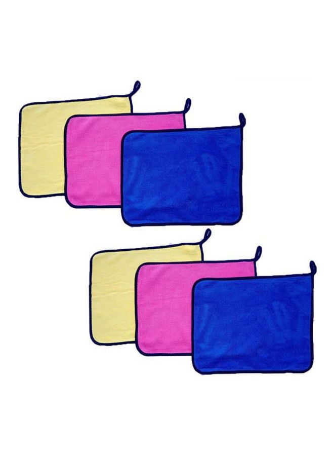6Pcs  Micro Fiber Towels - Image 1