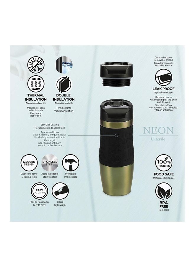 Neon Classic Stainless Steel Vacuum Travel Mug Green/Black 360ml - v1627504679/N49561649A_4