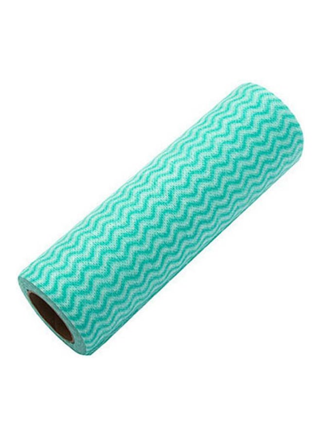 Generic - 50Pcs/Roll Environment Friendly Disposable Cloth Kitchen Cleaning Non-Woven Fabric Dish Towel Cloth Kitchen Cleaning Tools Green - Image 1