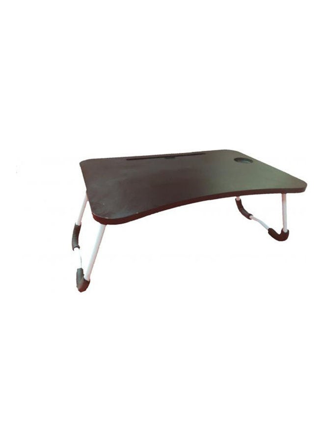 Portable Bed Table Brown/Silver - Image 1