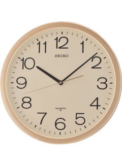 Seiko Simple Analog Wall Clock Beige 36.3x4.2cm 