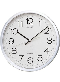 Seiko Simple Analog Wall Clock Silver 40x4cm 