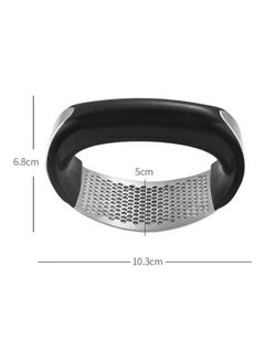Generic 304 Ring Stainless Steel Garlic Garlic Manual Garlic Garlic Kitchen Ginger Garlic Masher Garlic Silver  - Image 2