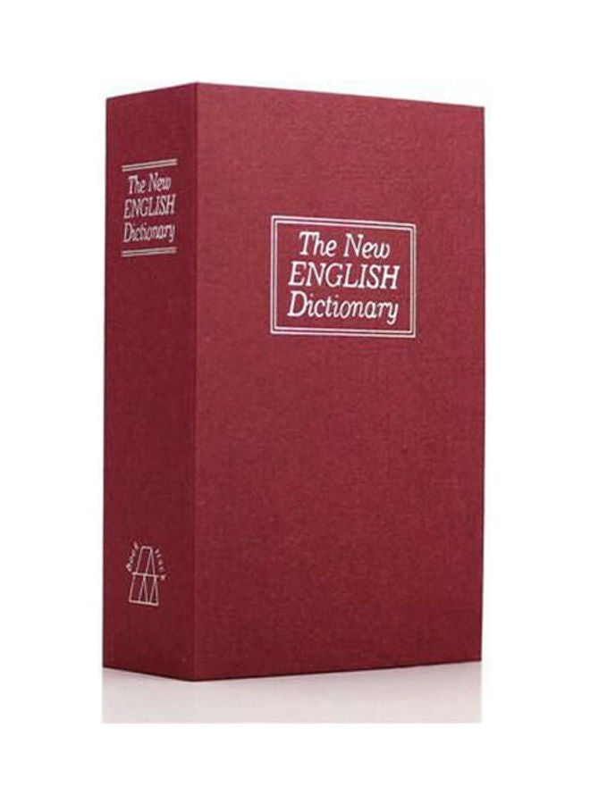 Generic Book Safe Lock Box Dictionary Safe Box Secret Safe Lock Cash Money Coin Storage Red  - Image 2