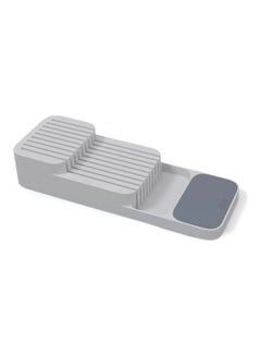 Joseph Kitchen Drawer Organizer Tray For Knives   H 39.7 Cm X W 14.5 Cm X D 7.7 Cm Grey - v1627508683/N49565428A_1