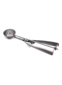 Karmi Stainless Steel Ice Cream Scoop With Pressing Handle Silver