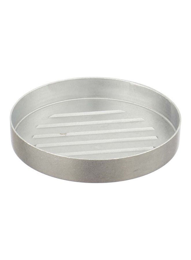Image Hamburger Presser With Wooden Handle Silver  - Image 2