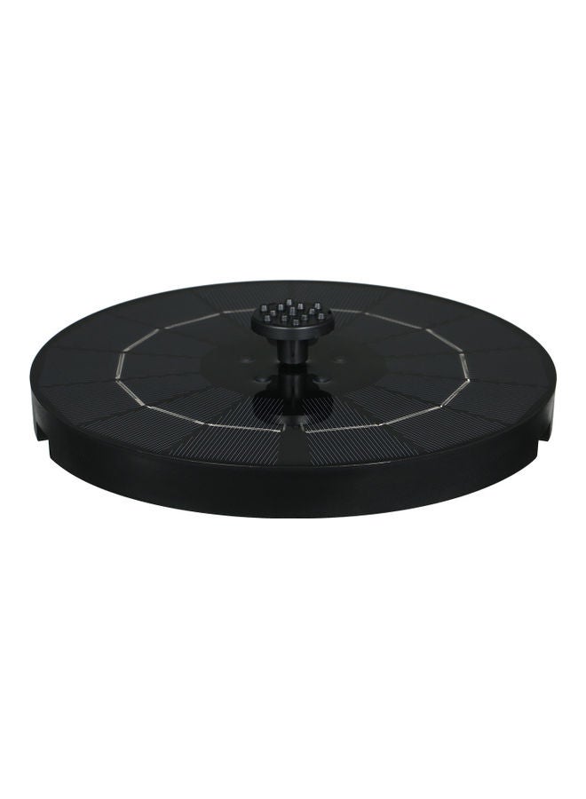Decdeal Solar Powered Energy Fountain Water Pump With Auto Color Changing Light Black  - Image 2