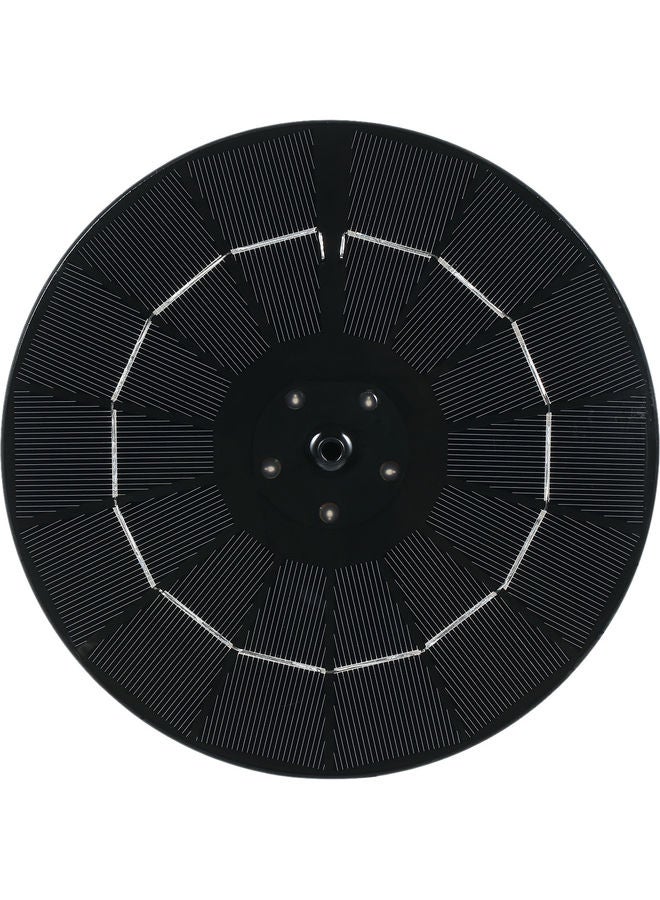 Decdeal Solar Powered Energy Fountain Water Pump With Auto Color Changing Light Black  - Image 5