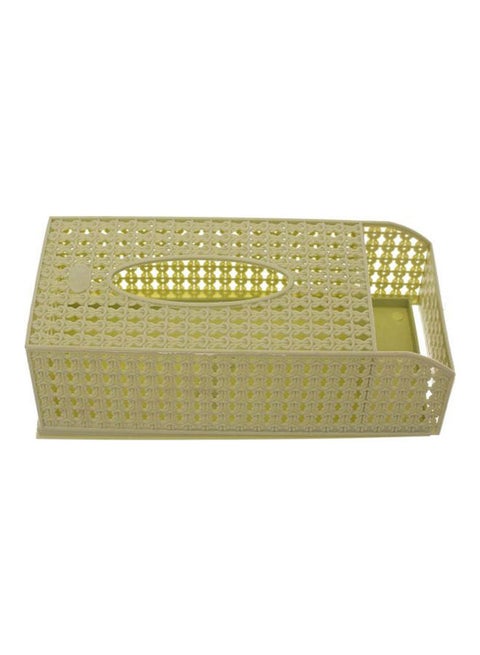 Plastic Kitchen Tissues Holder With Hole For Remote Control multicolour