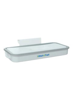 Attach A Trash Hanging Trash Bag Holder White