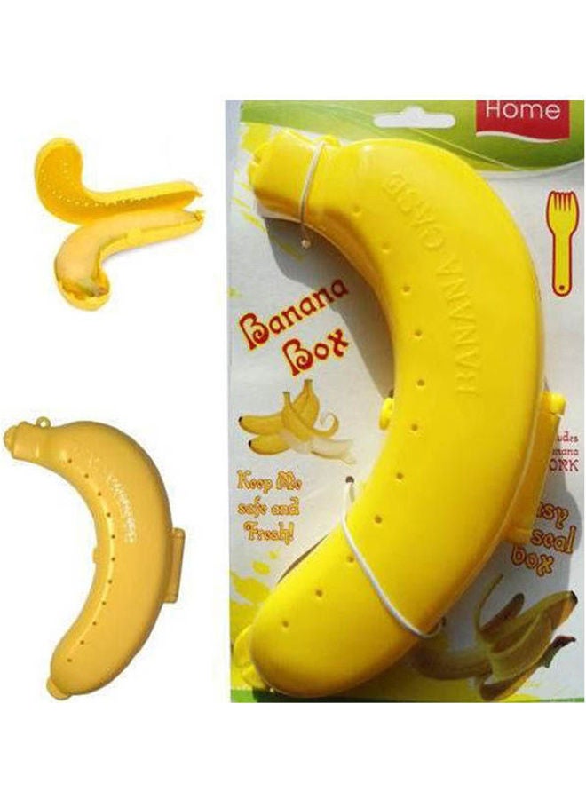 Generic - Banana Case Plastic Lunch Box Protector Container Holder Carrier Storage MultiColour - Image 1