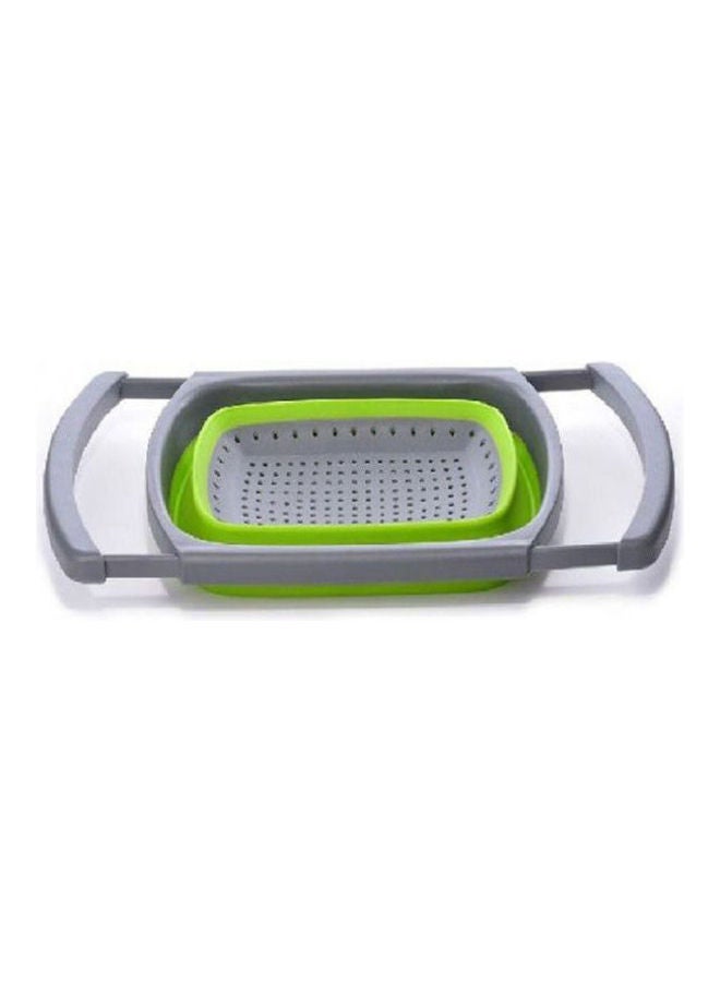 Generic - A Vegetable Strainer With A Silicon Strainer Green - Image 1