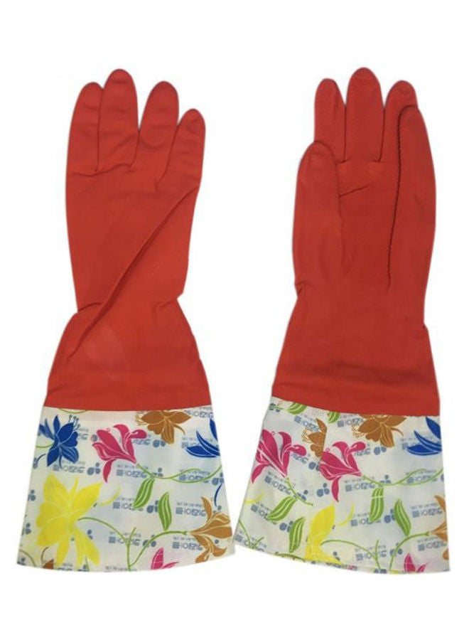 Bamm Hand Gloves Silcon 2 Pcs Red  - Image 1