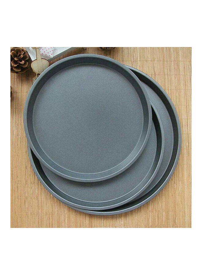 Generic Tefal Set Of 3 Pieces Pizza Pans Black 